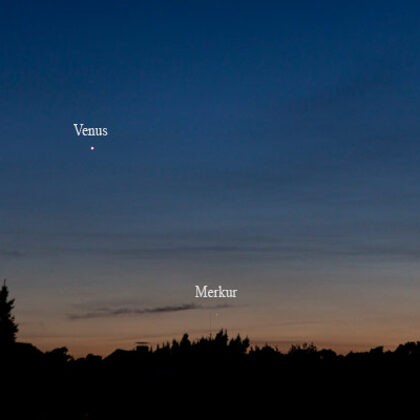 Merkur u. Venus, 18.5.20, Canon 5D, 50mm , f/1.8, 1/15 Sek. , ISO 200, W. Dzieran