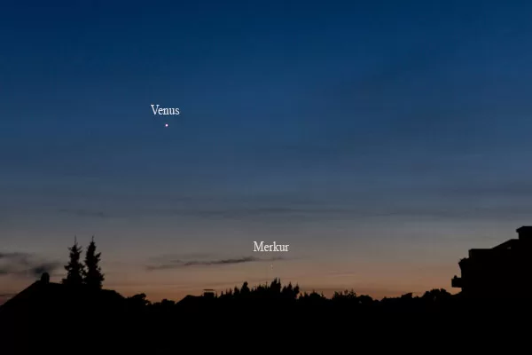 Merkur u. Venus, 18.5.20, Canon 5D, 50mm , f/1.8, 1/15 Sek. , ISO 200, W. Dzieran