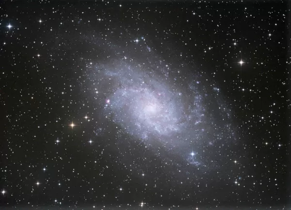 M33, 4 Std. belichtet, Komposit aus 60 Einzelaufnahmen, R. Kleibrink