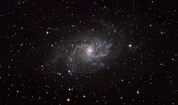 M33 im Sternb. Dreieck, Komposit 30x60s, ISO 1600, Foto: Nicole Sassen