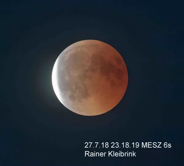 Mondfinsternis 27.7.18, Refr.115-800, Nikon D700, Rainer Kleibrink